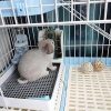 [2023.09.16][Arfobug]うさぎ用トイレ 大型分割 お掃除簡単 専用トイレ うさぎ用トイレ 大型 角型うさぎ用トイレ容器 ネット付き - Image 3